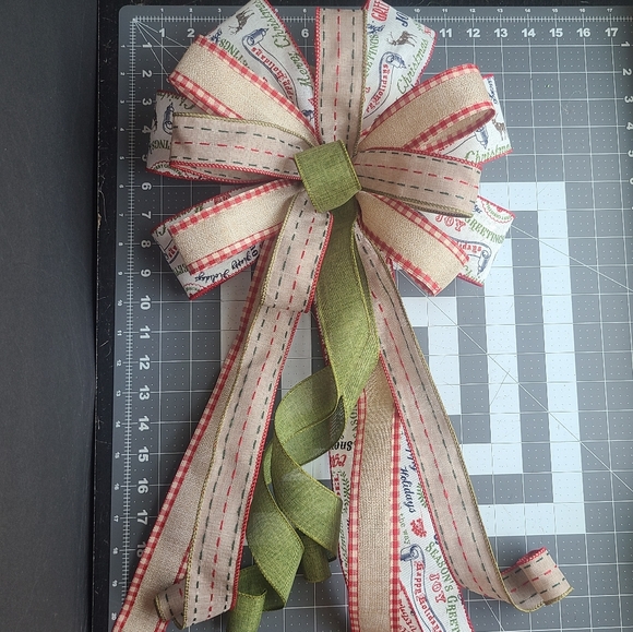 Other - Tree topper bow/ door hanger bundle
